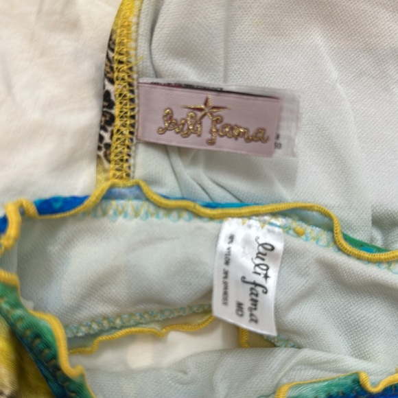 Luli Fama Swimwear Bikini (Triangle Top: Large) (Scrunch Bottom: Medium) - Picture 6 of 6